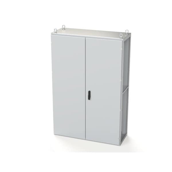 3 Point Latch with Padlock Swing Handle Electrical Enclosures, 70.87 in H, 18 in D, 47.24 in W